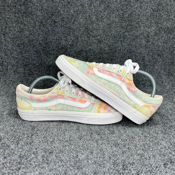 Vans Old Skool Shoes Women's Size 9 Tie Dye Low Lace Up Retro Skate Sneakers - Picture 7 of 11